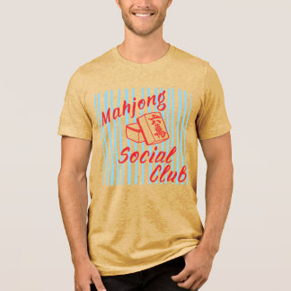 Retro Mahjong Social Club Game T-shirt
