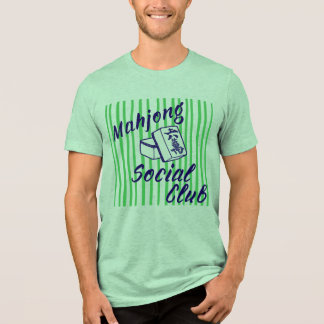 Retro Mahjong Social Club Game T-shirt