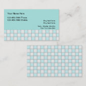 Retro Maid House Cleaning Visitekaartjes (Voorkant / Achterkant)