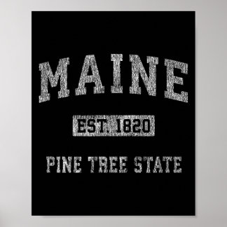 Retro Maine Poster