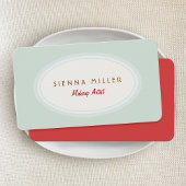 Retro make-up artiest visitekaartje