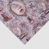 Retro make-up Vanity Lipstick Decoupage Tissuepapier (Detail)