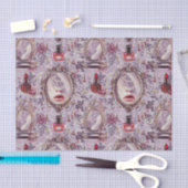 Retro make-up Vanity Lipstick Decoupage Tissuepapier (Craft)