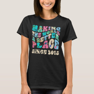 Retro maken van de wereld een betere plek sindsdi t-shirt