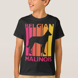 Retro Malinois Gift voor Hondenliefhebber Vintage  T-shirt