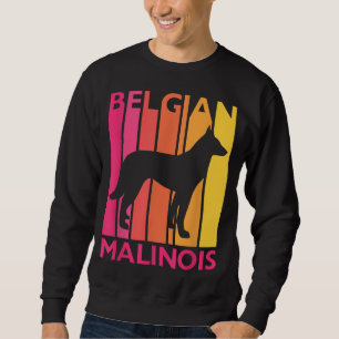 Retro Malinois Gift voor Hondenliefhebber Vintage Trui