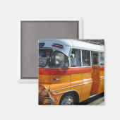 Retro Malta bus Magneet (Voorkant / Achterkant)