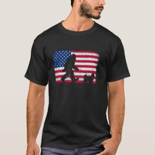 Retro Maltese 4 juli Amerikaanse vlag Patriot T-shirt