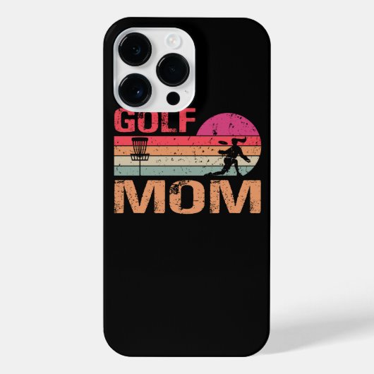 Retro  mam Golf Gift iPhone Hoesje (Achterkant)