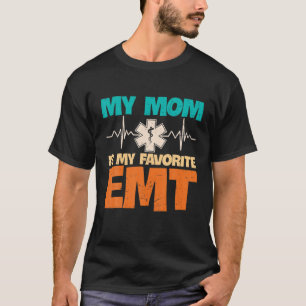 Retro mam is mijn favoriete EMT Paramedische verpl T-shirt