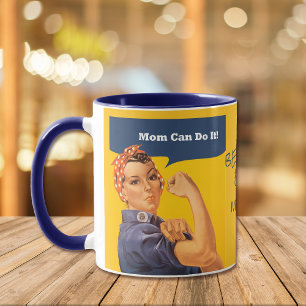 Retro mam kan het Mokken
