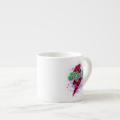 Retro mam Sublimation Design, Retro Mam Leopard Espresso Kop (Voorkant rechts)