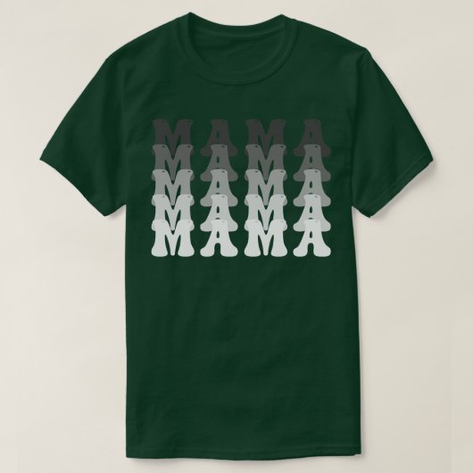 Retro  Mama 16 T-shirt (Design voorkant)