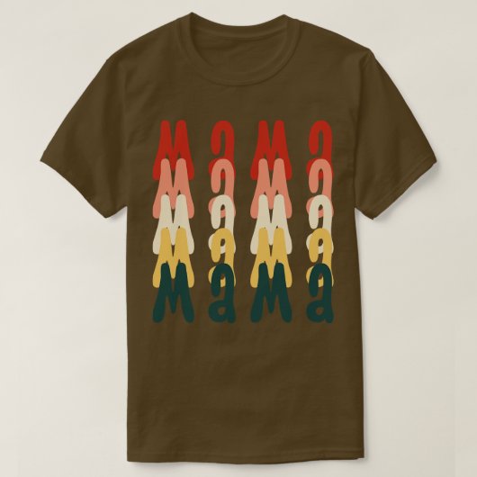 Retro  Mama 17 T-shirt (Design voorkant)
