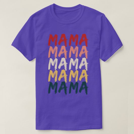Retro Mama 6 T-shirt (Design voorkant)