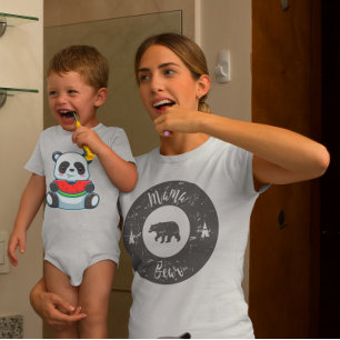 Retro Mama Beer Moederdag T-shirt