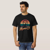 Retro Mama Cat Moederdag T-shirt (Voorkant volledig)