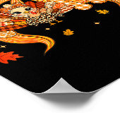 Retro Mama Coquette Fall Turkey Thanksgiving Match Poster (Hoek)