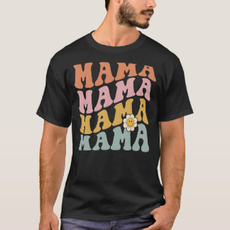 Retro Mama Cute Mama voor New Mam T-shirt