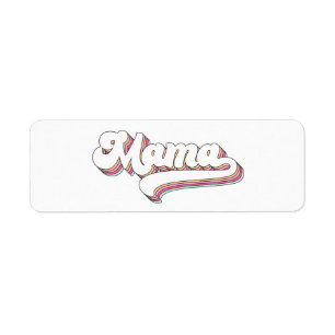 Retro Mama Etiket