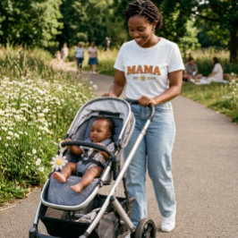 Retro Mama Gesticht 2026 Daisy T-shirt