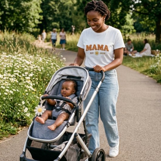 Retro Mama Gesticht 2026 Daisy T-shirt