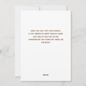 Retro Mama kent beste roze bruin 70's met briefing Feestdagenkaart (Achterkant)