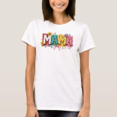 Retro Mama Moederdag Moeder Design T-shirt (Voorkant)