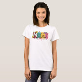 Retro Mama Moederdag Moeder Design T-shirt (Voorkant volledig)