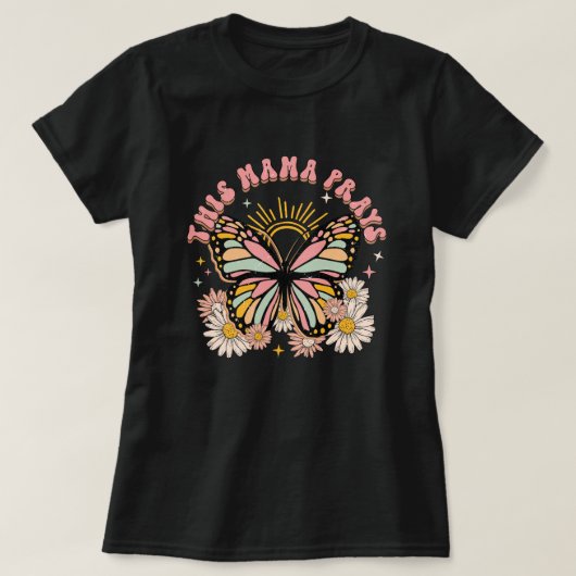 Retro Mama Quote T-shirt (Design voorkant)