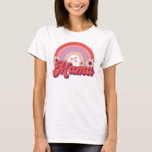 Retro Mama Rainbow T-shirt (Voorkant)