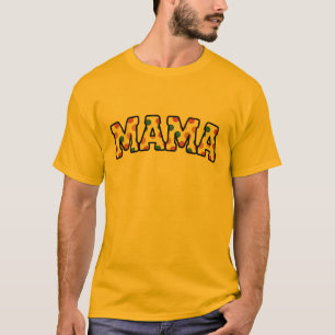 Retro MAMA Shirt – Kleurrijke jaren 70 Polka Dot D
