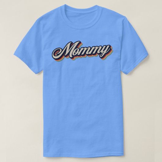 Retro  mama t-shirt (Design voorkant)