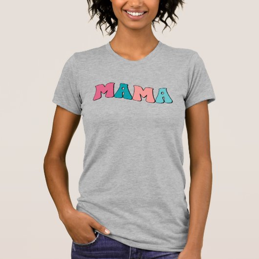 Retro Mama T-shirt (Voorkant)
