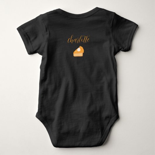 Retro Mama's Sweetie Pie Thanksgiving Matching Romper (Achterkant)