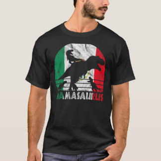  Retro Mamasaurus Sunset voor Mexicaanse moeder T-shirt