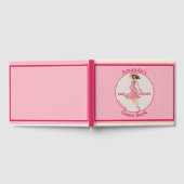 Retro Mammie Brunette Baby shower Party Gastenboek (Volledig)