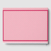 Retro Mammie Brunette Baby shower Party Gastenboek (Achterkant)