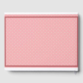 Retro mammie Redhead Baby shower Party Gastenboek (Achterkant)