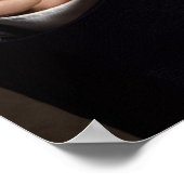 Retro man roken poster (Hoek)