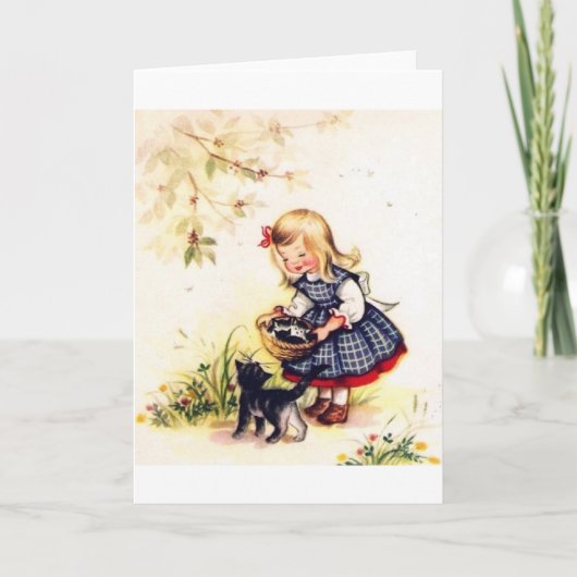 Retro Mand van de Kaart van de Nota van Katjes (Voorkant)