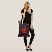 Retro Mandala Art Canvas tas - Stijlvol en functio (Op model)