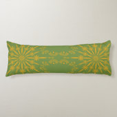Retro Mandala Avocado Body Pillow Lichaamskussen (Voorkant)
