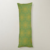 Retro Mandala Avocado Body Pillow Lichaamskussen (Achterkant (Verticaal))