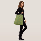 Retro Mandala Avocado Schoudertas Crossbody Tas (Op model)