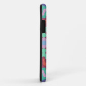 Retro Mandala Bloemblauw Rood en Blauwgroen Case-Mate iPhone Case (Achterkant/rechts)