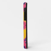 Retro Mandala Bloemroze Paars en geel Case-Mate iPhone Case (Achterkant/links)