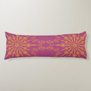 Retro Mandala Boysenberry Body Pillow Lichaamskussen
