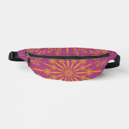 Retro Mandala Boysenberry Fanny Pack Heuptasje