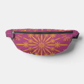 Retro Mandala Boysenberry Fanny Pack Heuptasje (Liggend)